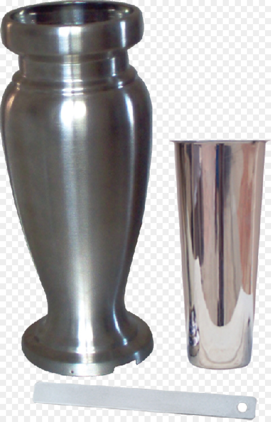 Vase Denkmal Metall Glas Bronze - Vase
