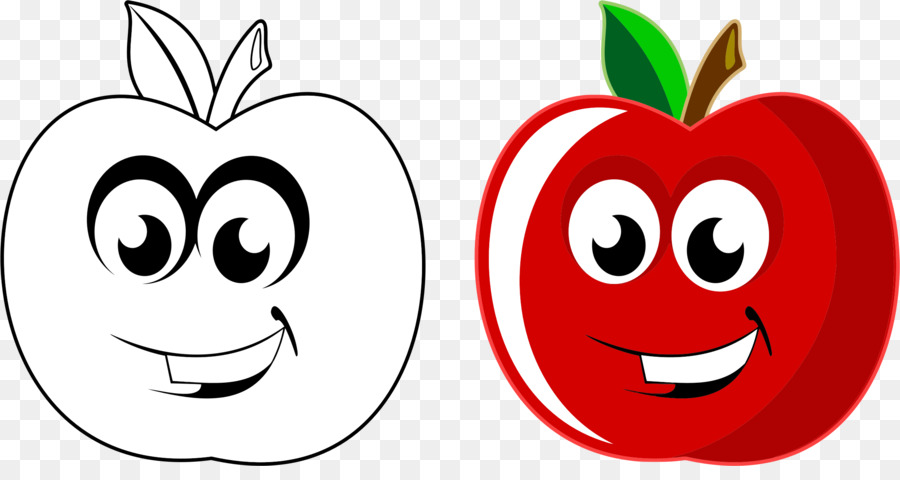 Zeichnungs-Apple-Cartoon-Clip-art - Apfel Obst