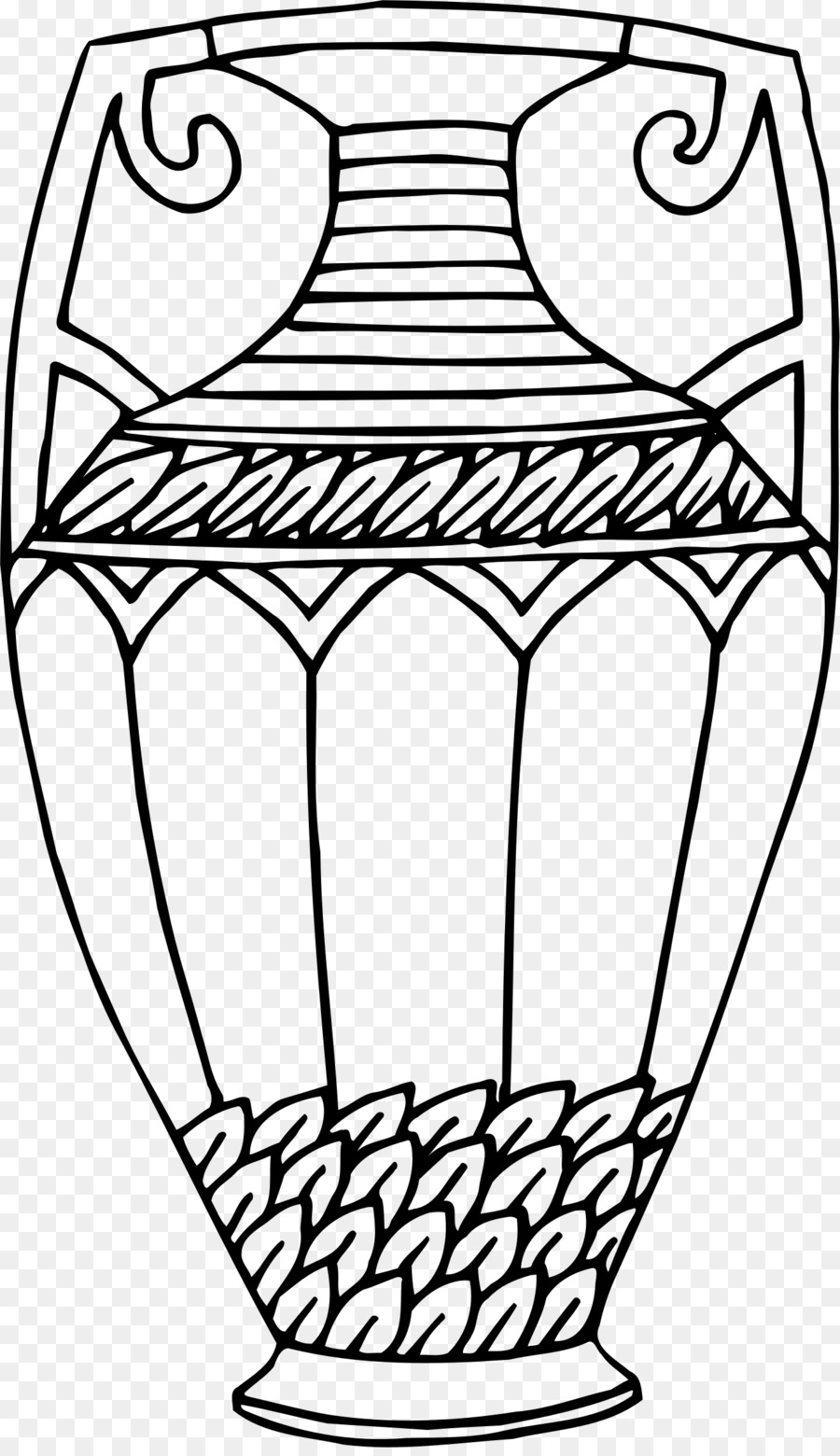 Disegno Linea di vasi di arte - vaso