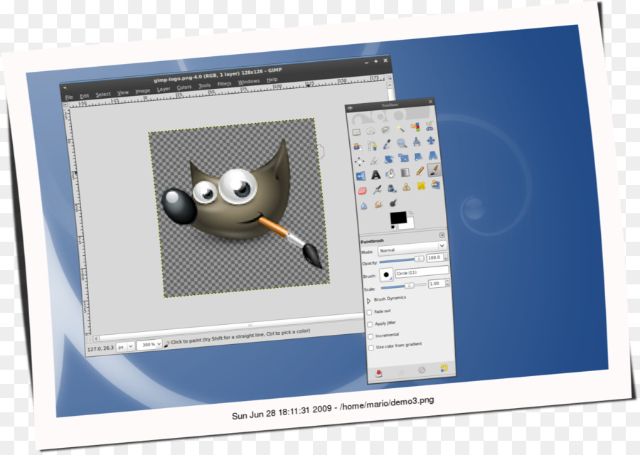 Scatto Schermata GIMP APT Linux - Linux