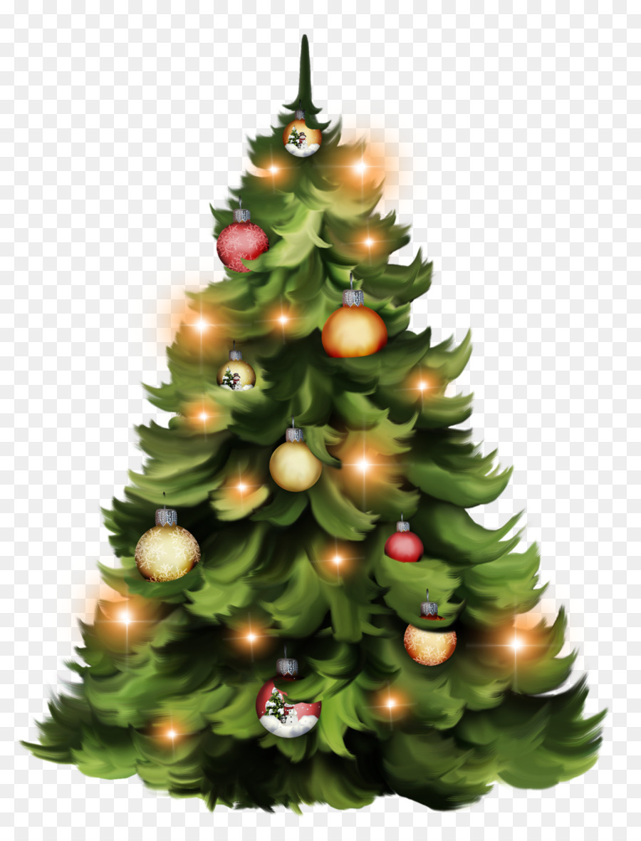 Albero di natale, ornamento di Natale decorazione di Natale, Babbo Natale - albero di natale
