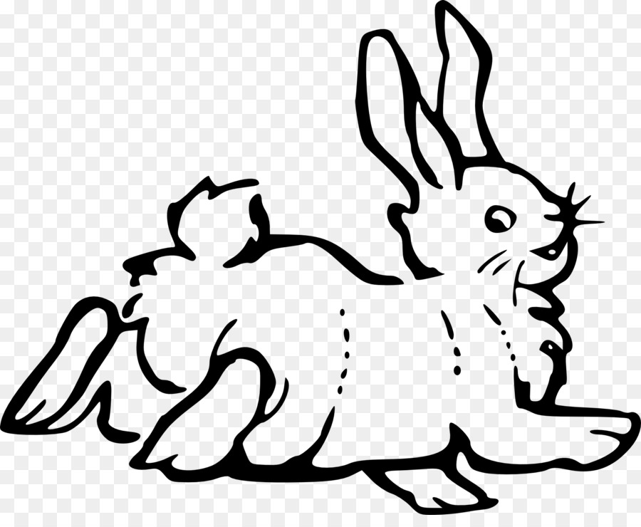 Động vật bản Vẽ Clip nghệ thuật - thỏ