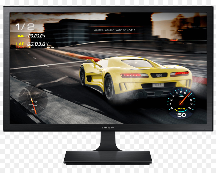 Computer Monitor a LED-backlit LCD Samsung 1080p ad Alta definizione, televisione - monitor