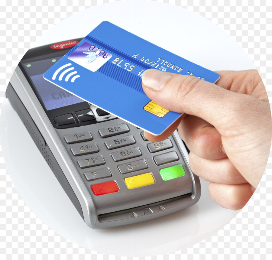 Zahlung terminal, Kontaktlose EC-Karte Kreditkarte Karte - Visum