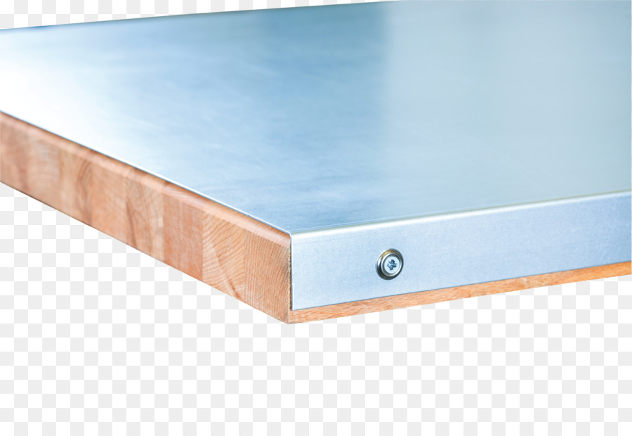 Tabelle Workbench Blech Holz - Aluminium