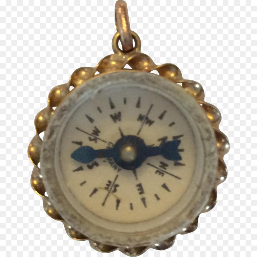 Medaillon Charms & Anhänger Schmuck 01504 Uhr - Kompass