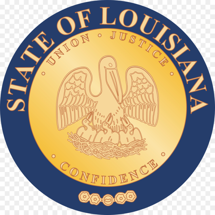 Historische Wappen der Bundesstaaten der USA ab 1876 Massachusetts, New Jersey, Wappen, Siegel des US-Bundesstaats Louisiana - Dichtung