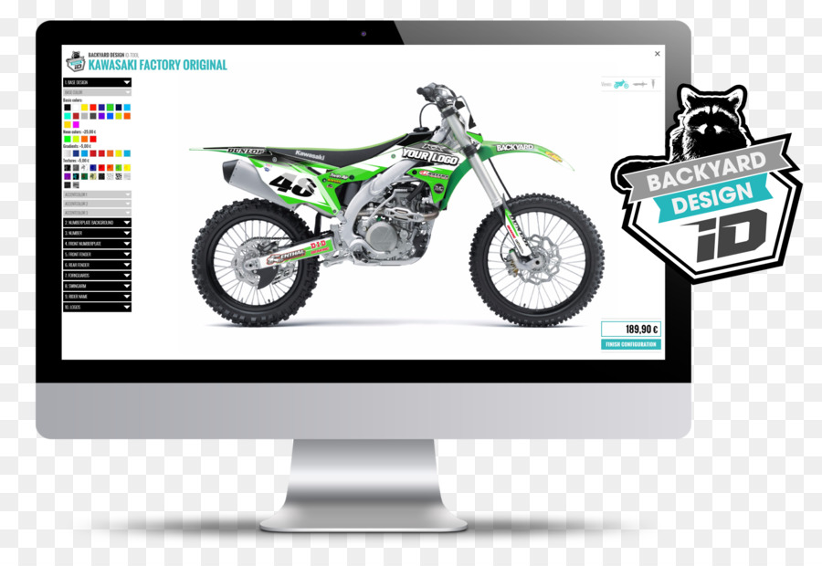 Motocross-Motorrad-Helme Kawasaki KX500 - Motocross