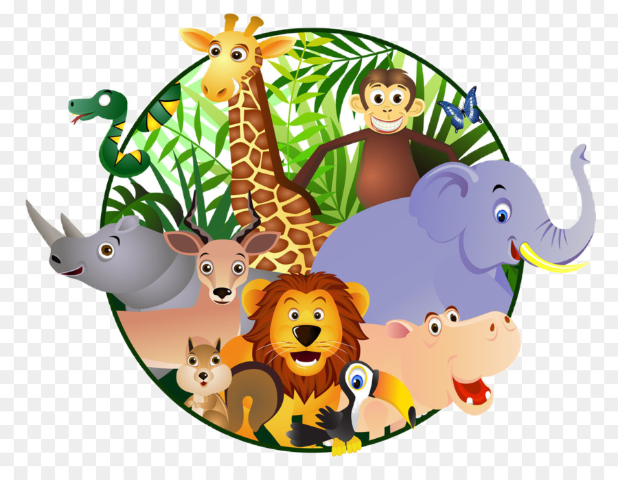Safari Cartoon Clipart - orangutan