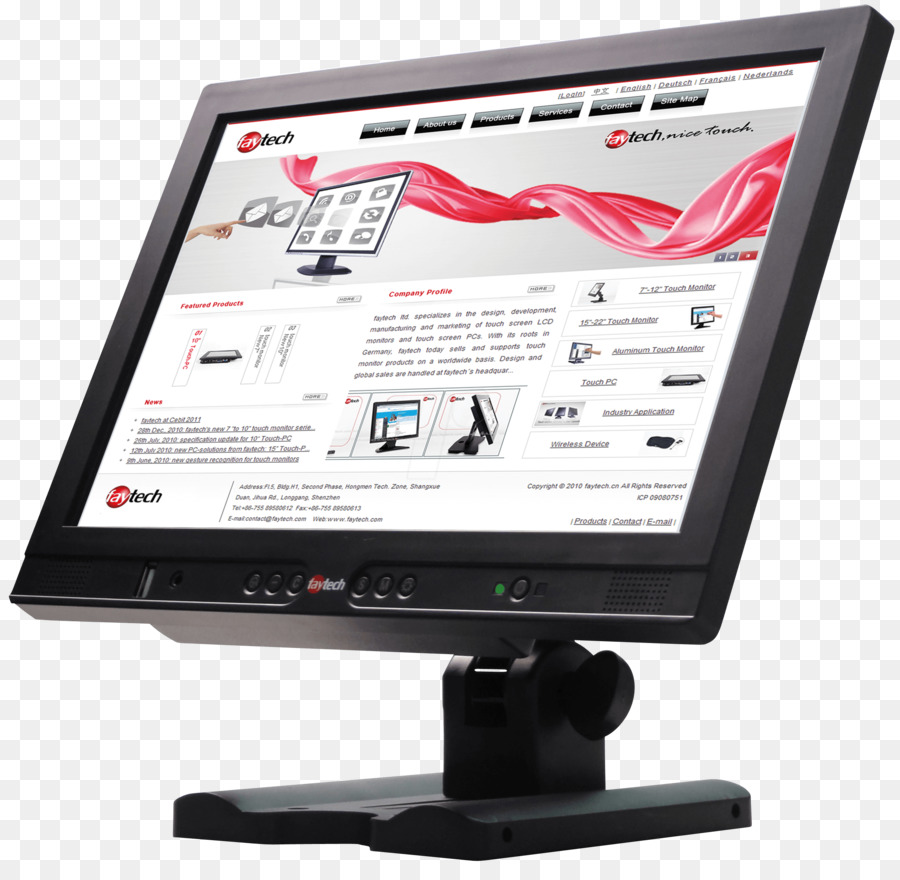 Resistivo touchscreen Monitor di Computer display a cristalli Liquidi - monitor