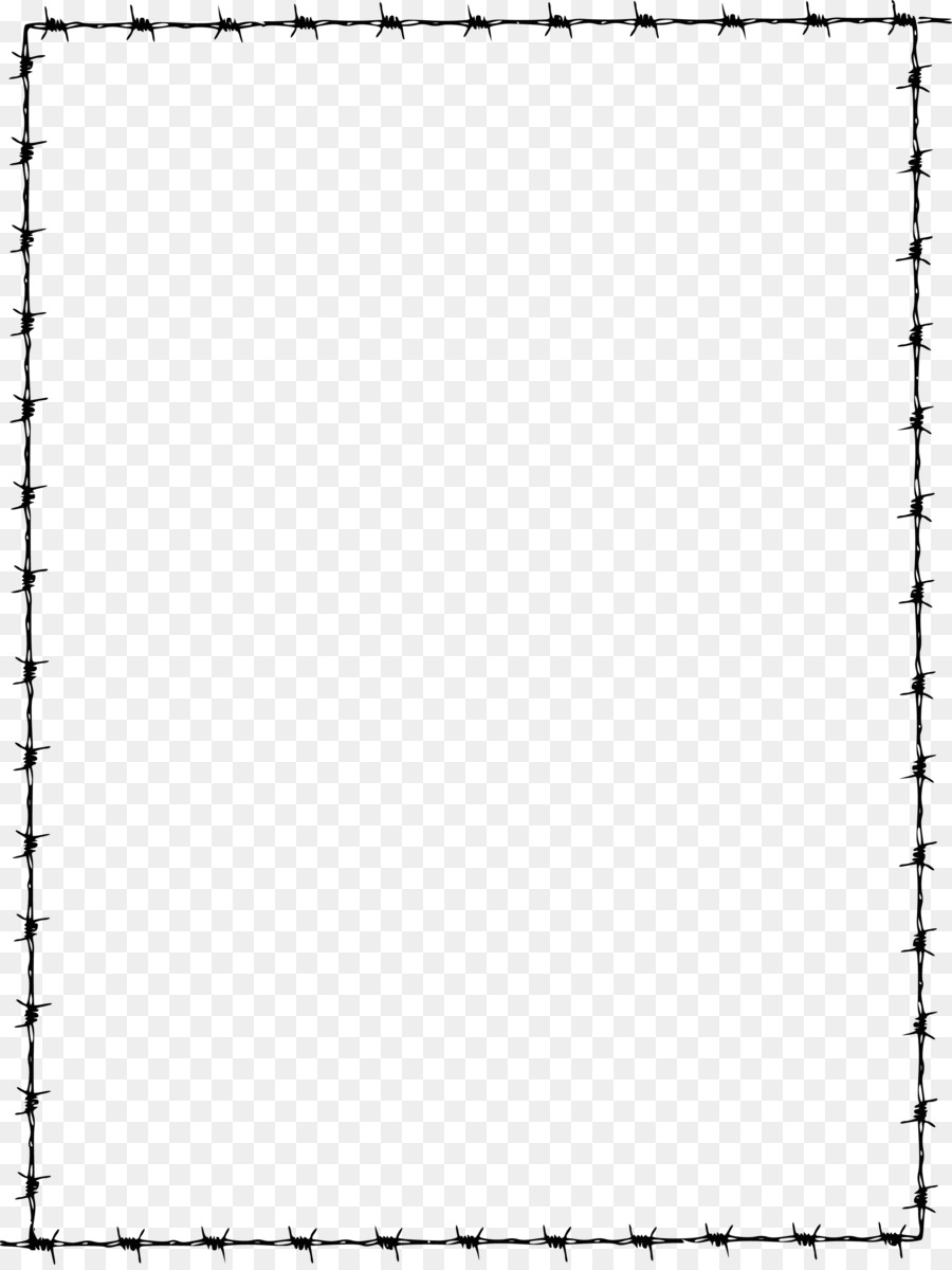 Grenzen und Frames Dokument Clip-art - Stacheldraht
