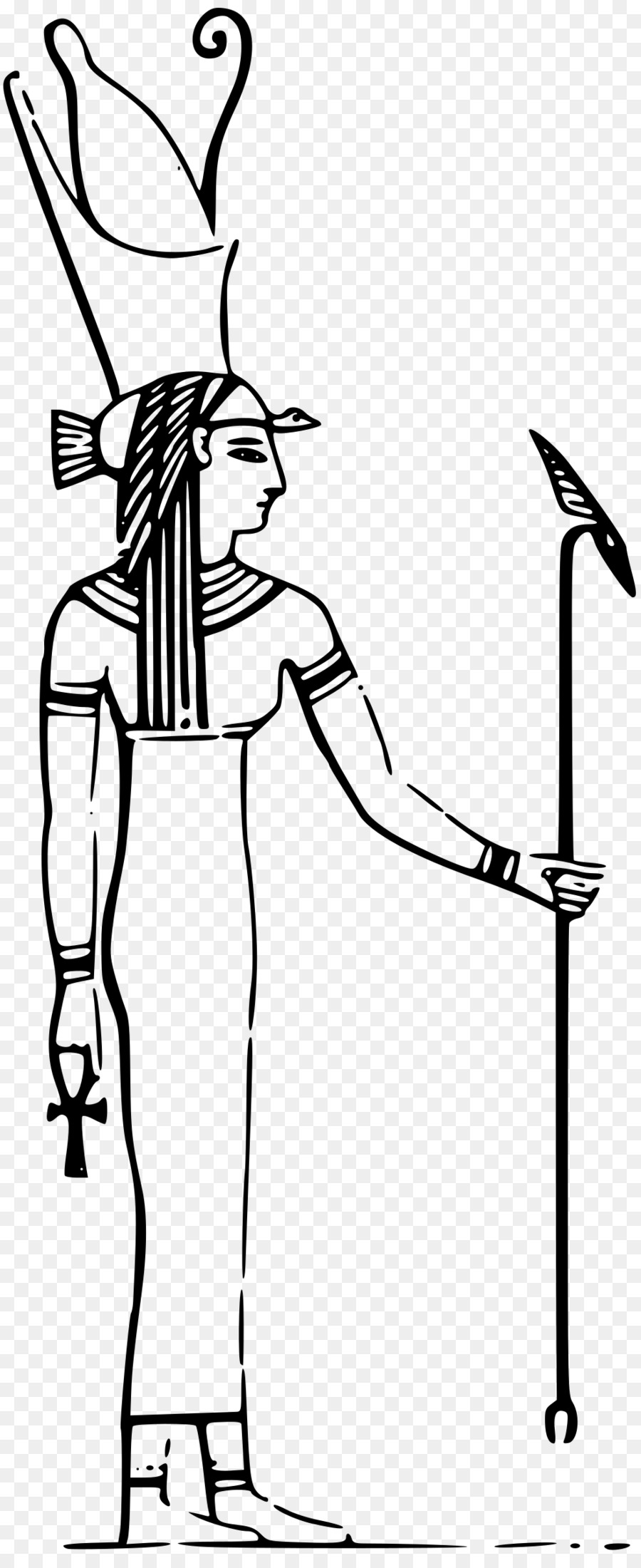 Isis altägyptische Gottheiten Clip-art - ägyptische Götter