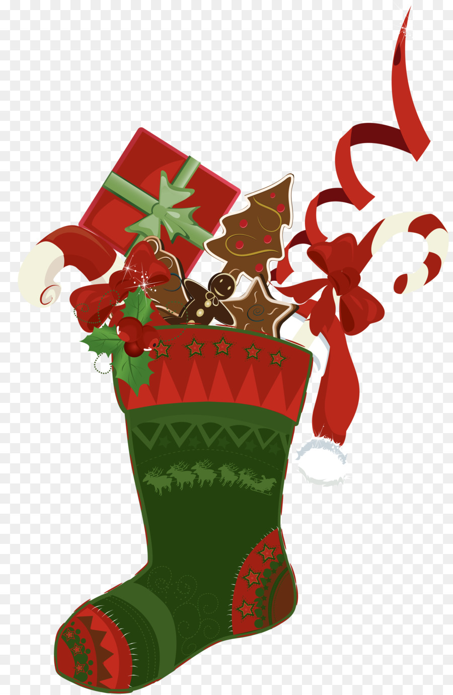 Christmas Stockings Weihnachts-Dekoration Zeichnung - Weihnachten