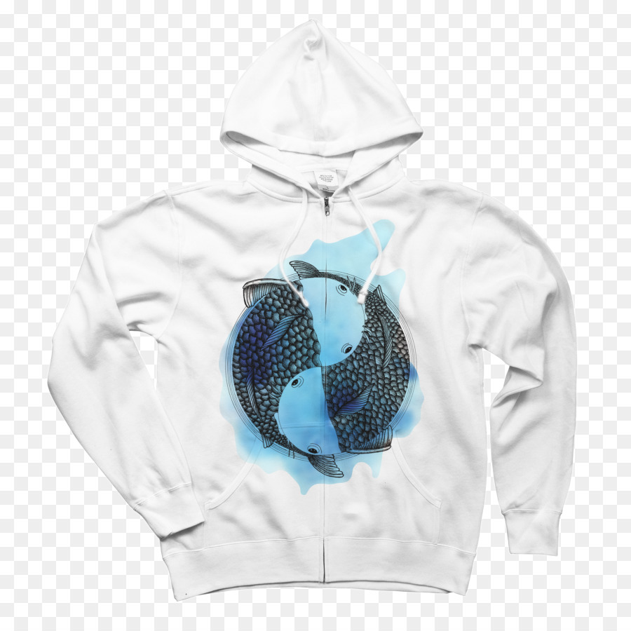 Hoodie T-shirt-Design von Menschen - Fische