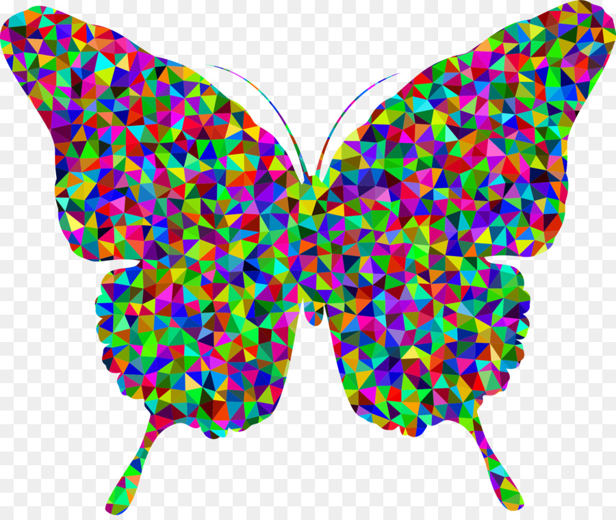 Butterfly Silhouette Clip Art - Schmetterling