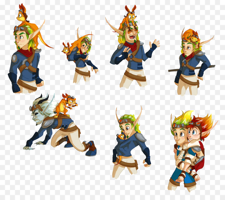 Jak 3 Jak and Daxter: The Precursor Legacy, Jak II e Jak and Daxter Collection - clank a cricchetto
