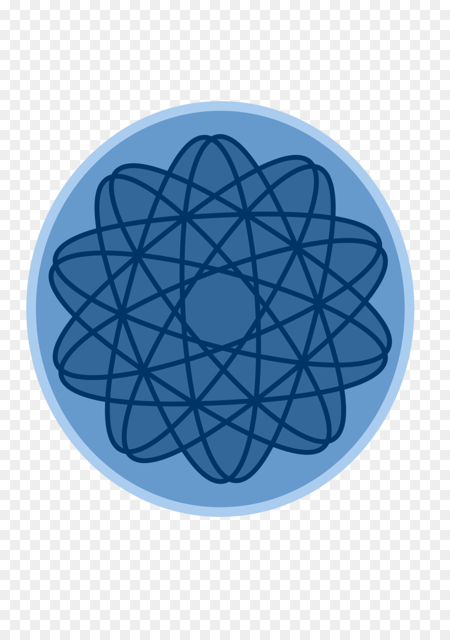 Atomic Nucleus Cobalt Blue