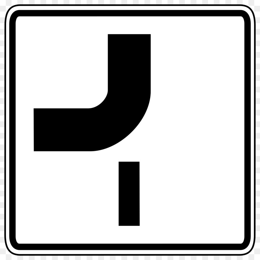 Cartello stradale Freccia La principale a destra all'incrocio - i segnali stradali