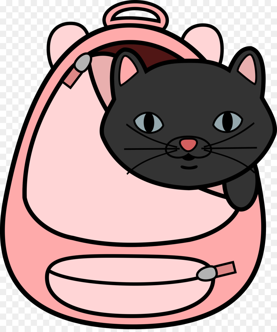 Tasche Cat Rucksack Clip-art - Tasche
