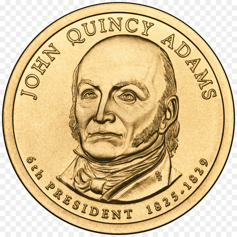 John Quincy Adams Zecca di Philadelphia Presidenziale Moneta da $1 Programma Dollaro moneta - monete