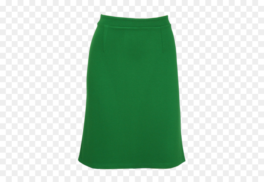 Gonna Vita Pantaloncini Vestito Verde - prato verde
