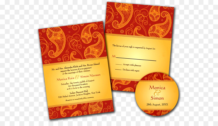 Hochzeit Einladung Papier Bridal shower RSVP - Tafel-Hochzeits-Einladung