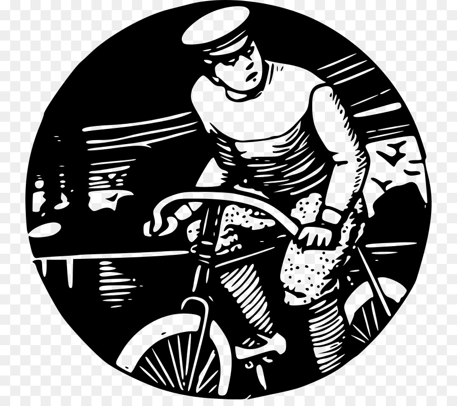 Fahrrad Zeichnung Clip art - Vektor Radfahrer