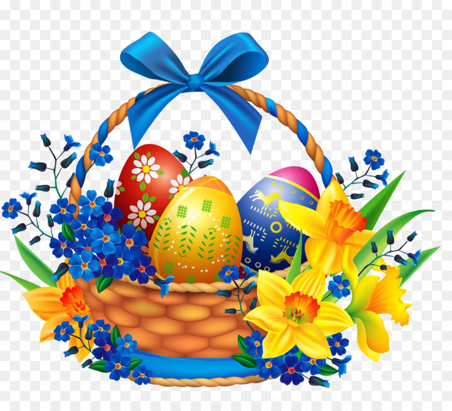 Easter Bunny trứng Phục sinh Phục giỏ Clip nghệ thuật - 