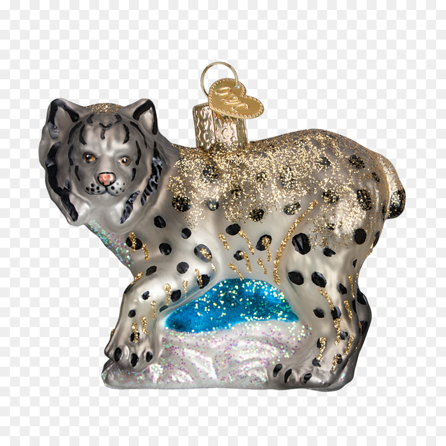Cat Christmas ornament Glas Felidae Santa Claus - Lynx