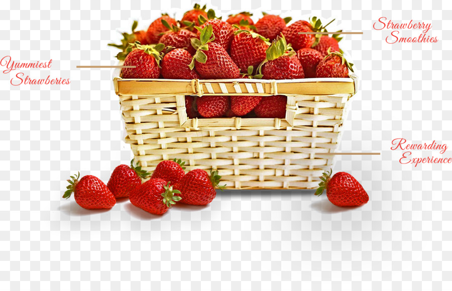 Strawberry Shortcake Lebensmittel-Geschenk-Körbe - rote Erdbeeren