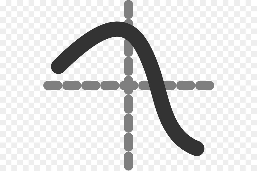 Mathematik Graph einer Funktion Clip-art - gekrümmte Linie
