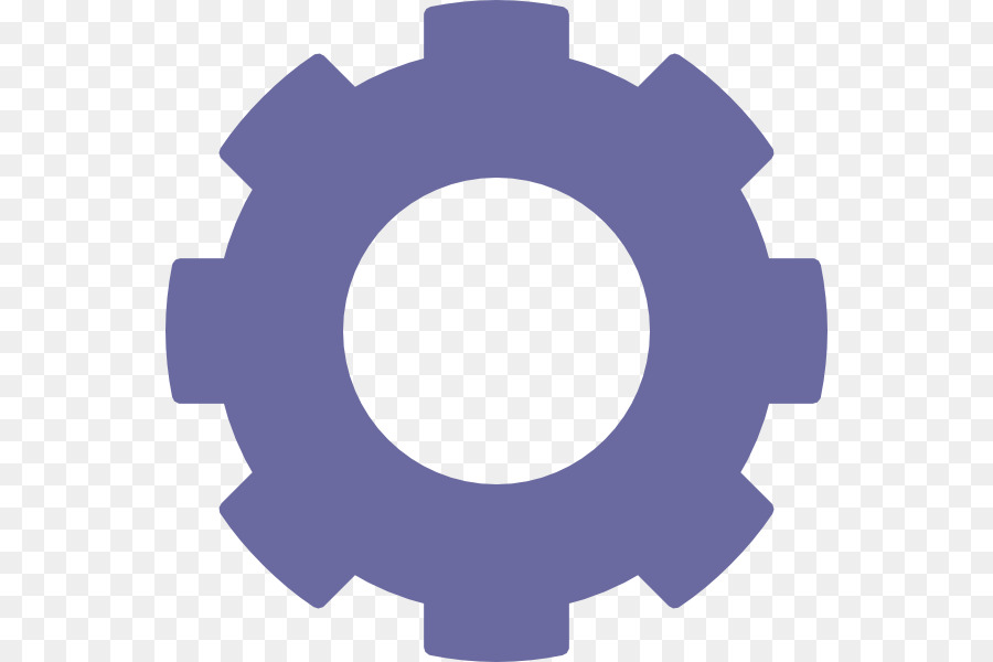 Computer Icone clipart - ingranaggio blu