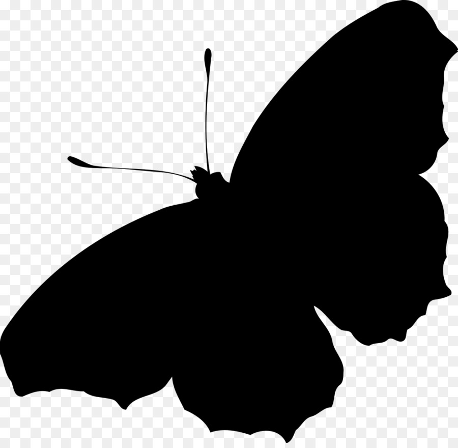 Butterfly Silhouette Clip Art - Pfau
