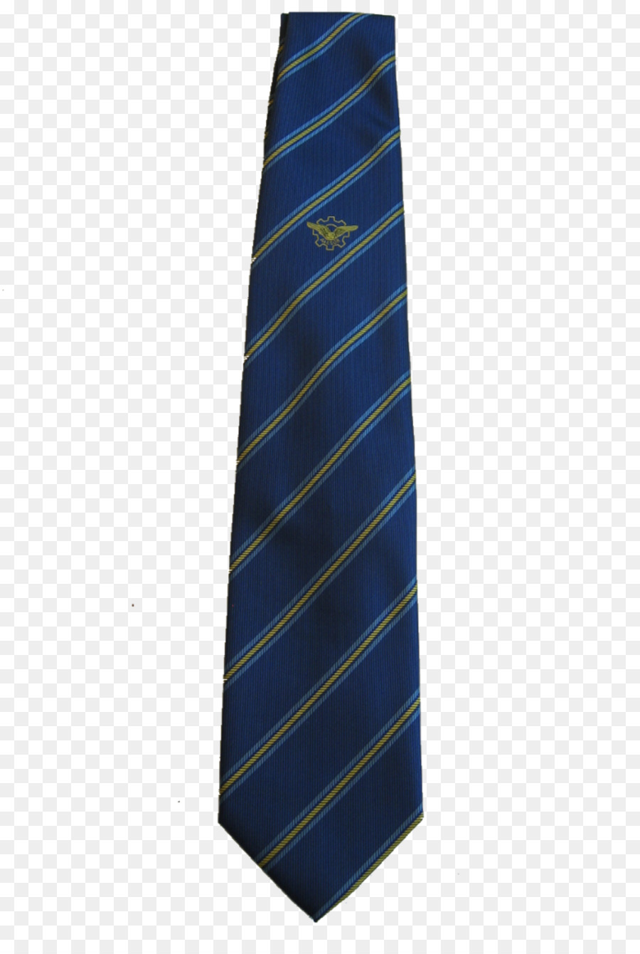 Cravatta blu Elettrico blu Cobalto della Gendarmeria Nazionale sottufficiale - cravatta vettoriale