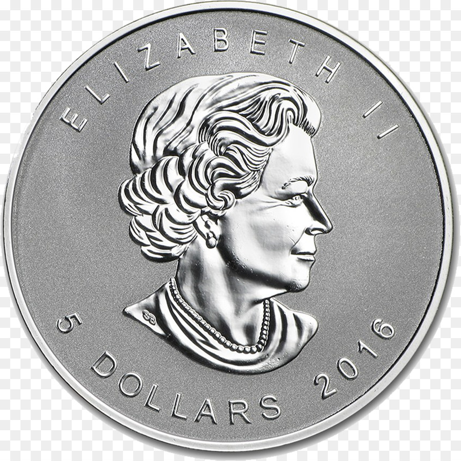 Canada Argento Foglia di Acero Canadese Oro Foglia di Acero, moneta d'Argento - moneta d'argento