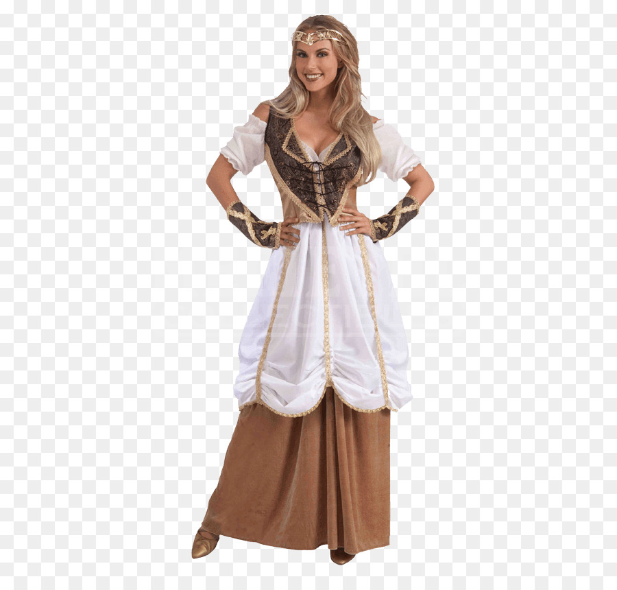 Medioevo, Rinascimento Abbigliamento Costume Gonna - Abito