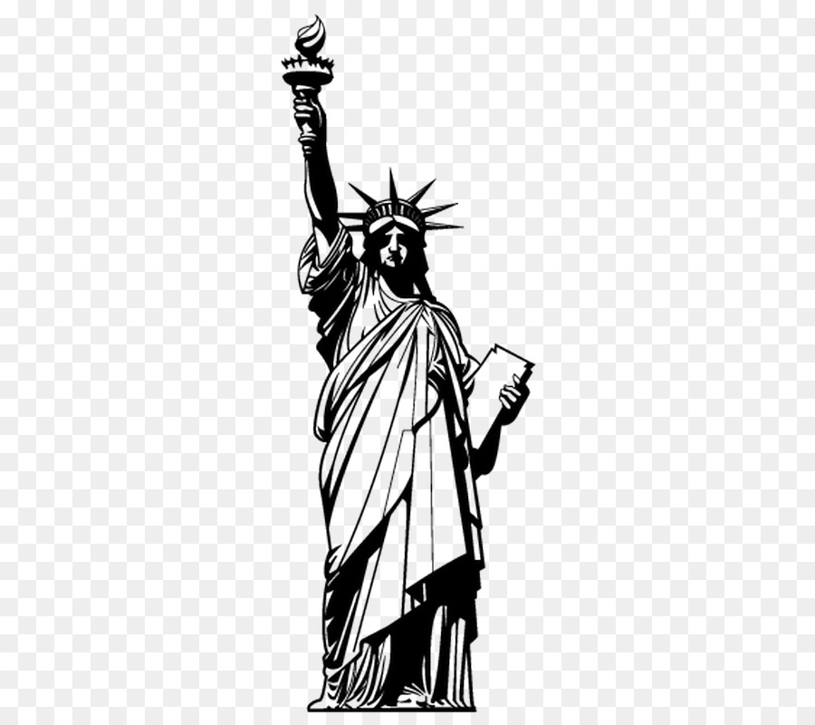 Statue of Liberty Monument Clip art - fashion party