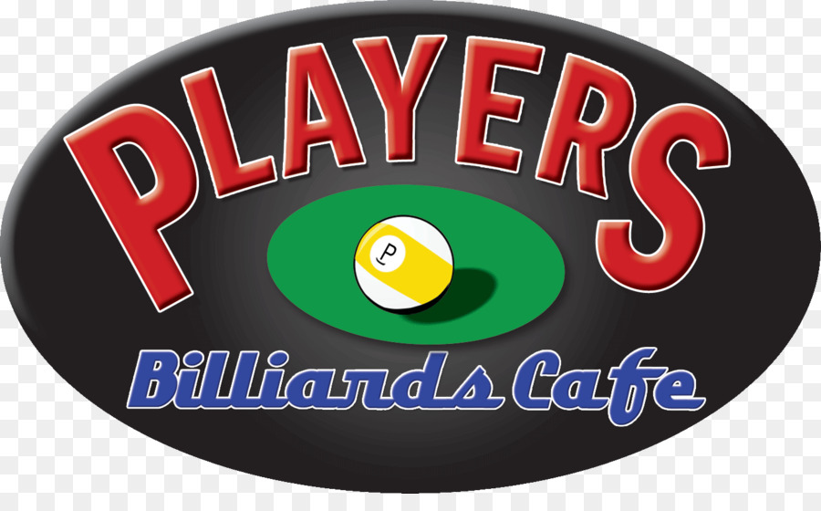 I giocatori di Biliardo sala da Biliardo Logo Tabella - biliardo