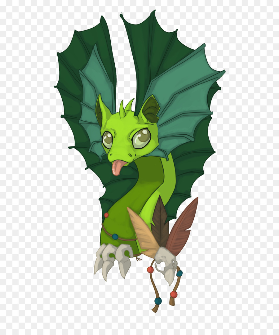 Dragon Cartoon Legendäre Kreatur-Baum - Wicklung