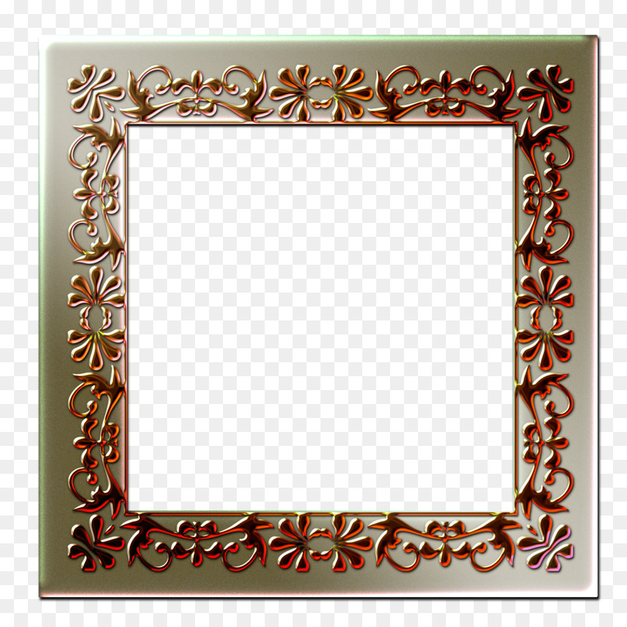 Bilderrahmen Rechteck-Quadratmeter-Muster - gold Rahmen