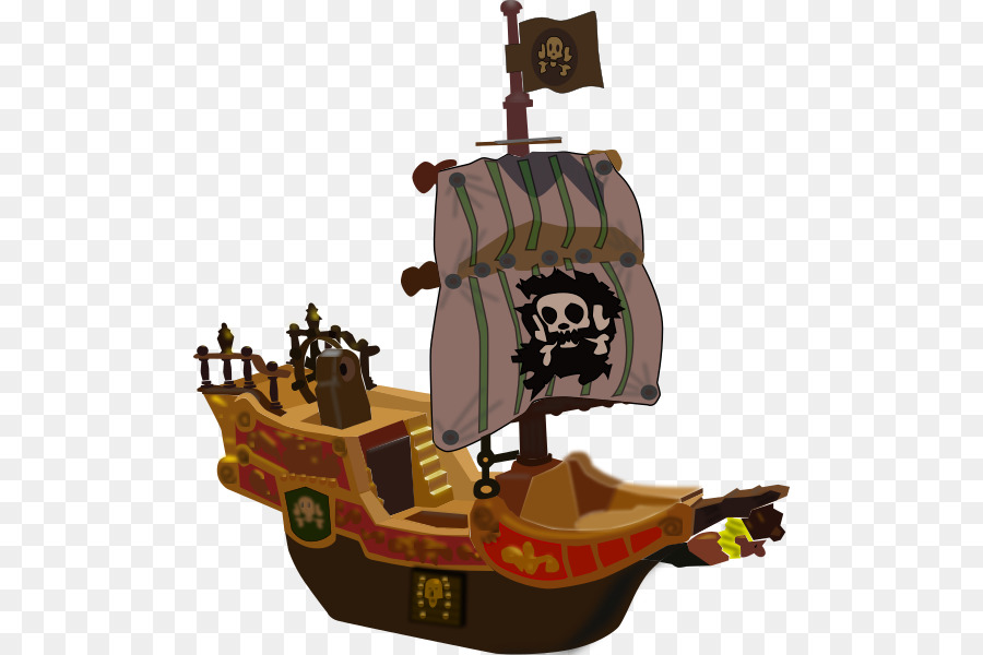 Piracy - Pirate Ship Cartoon - CleanPNG / KissPNG