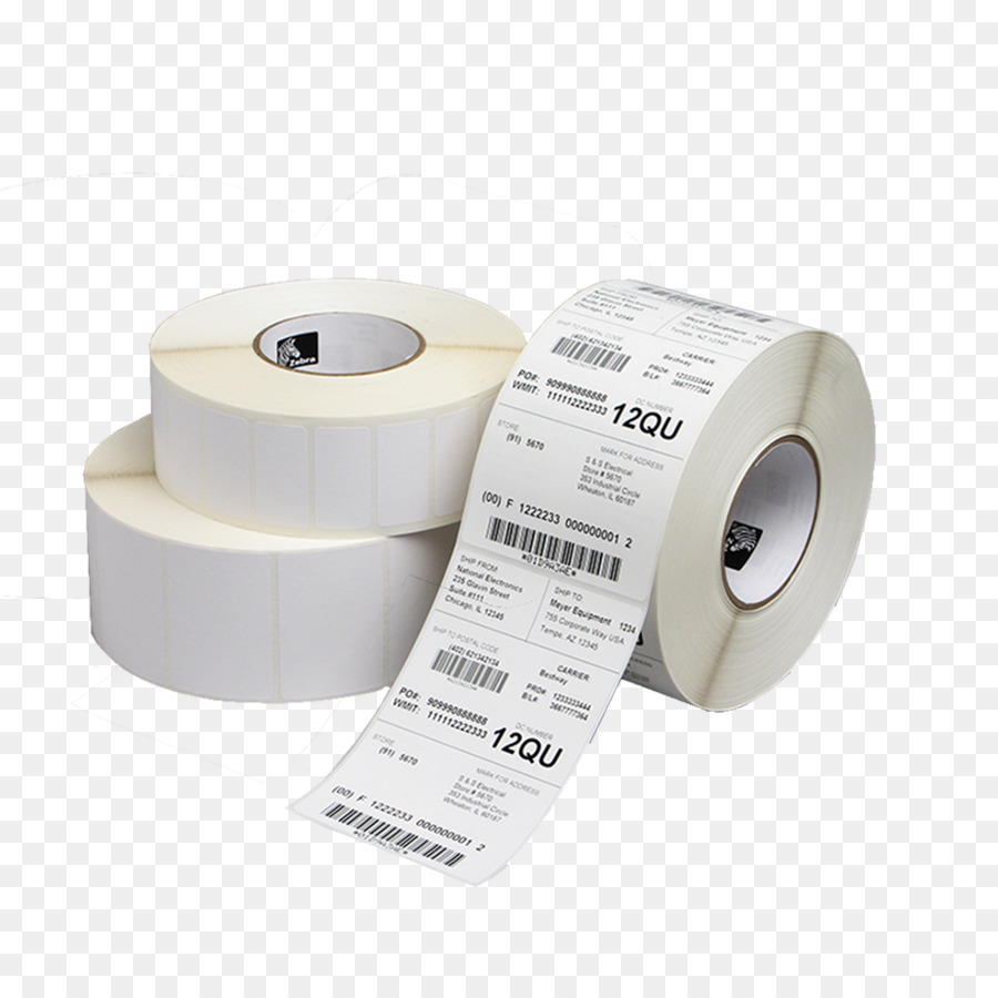 Thermo-Papier-Label Thermo-transfer Druck Zebra Technologies - Papierrolle