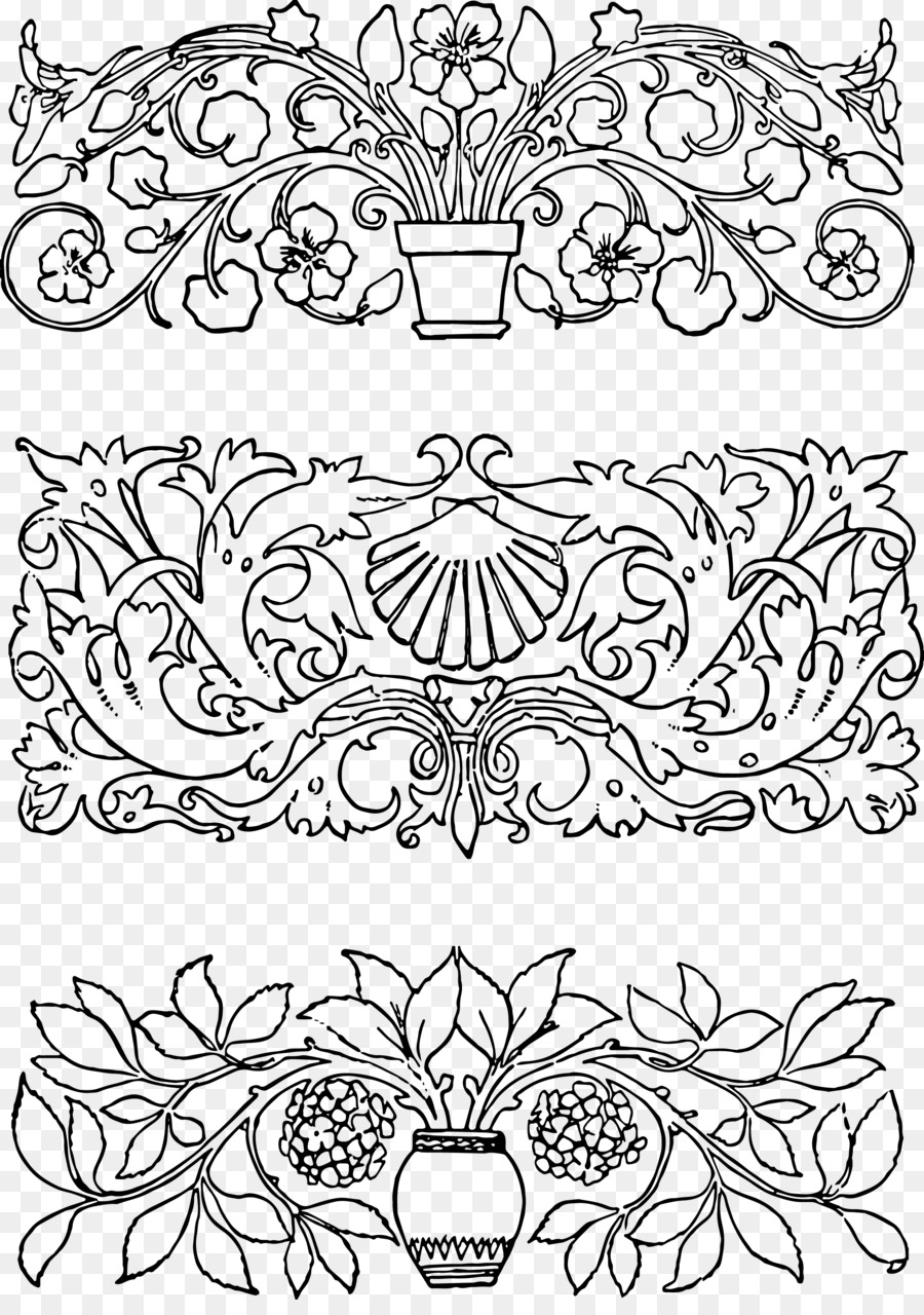 Kunst Ornament Clip art - kalligraphische design
