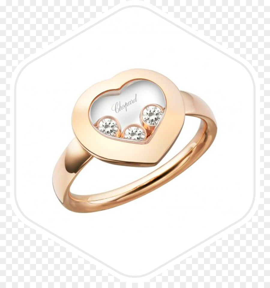 Orecchino Gioielleria Chopard Happy Diamonds - anello di nozze