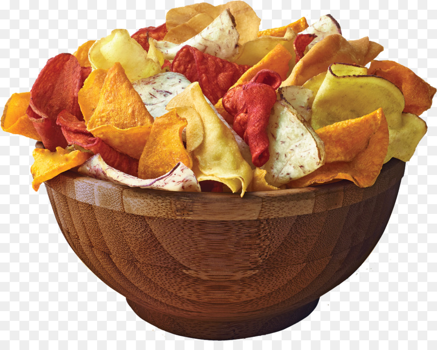 Pommes Frites und Kartoffel-Chips, Junk-food-Snack-Schale - Chips
