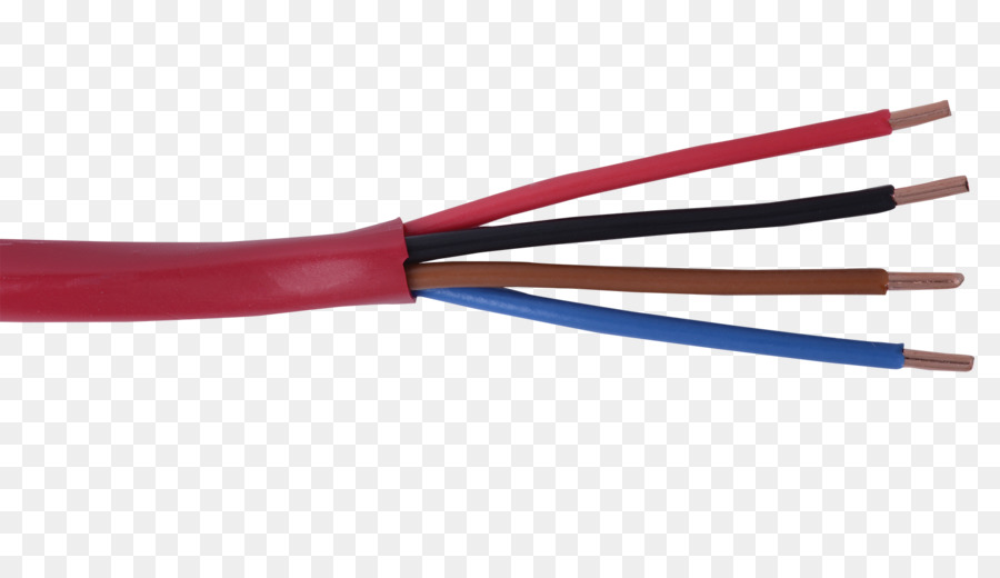 Elektrische Kabel-Sprecher-Draht-Feuer-alarm-system Kupfer - rot Braun
