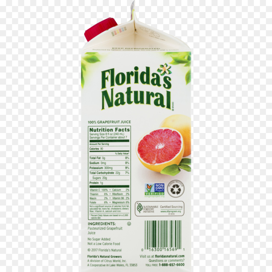 Succo d'arancia, succo di Pompelmo della Florida - pompelmo