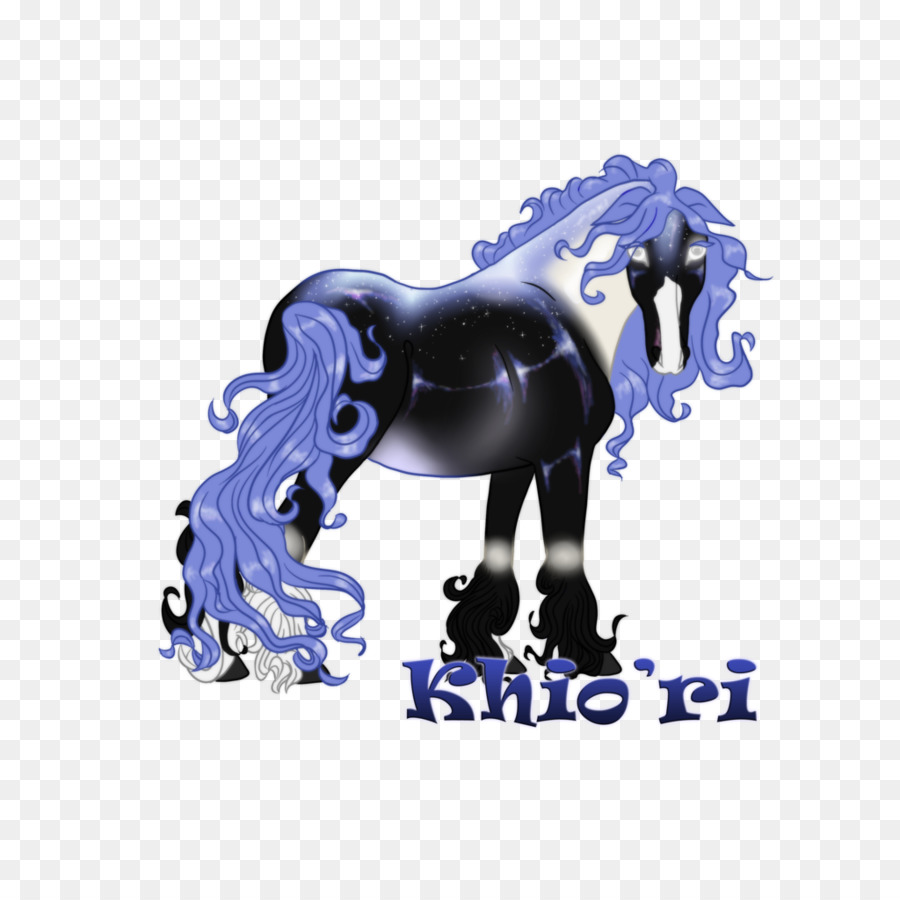 Horse Stallion Supporto Mane Cobalt blue - onorevole