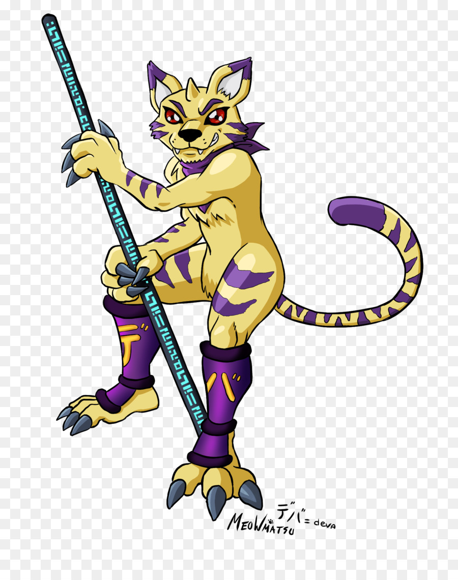 Lopmon Digimon Agumon Gomamon Guilmon - tigre feroce