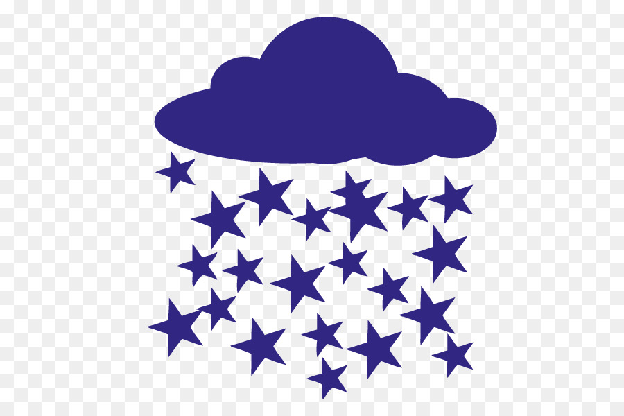 Cloud-Star-Regen Gommette Meteorologie - 3D--Alphabet